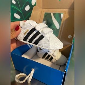 Adidas 2k Superstar Crib baby shoes